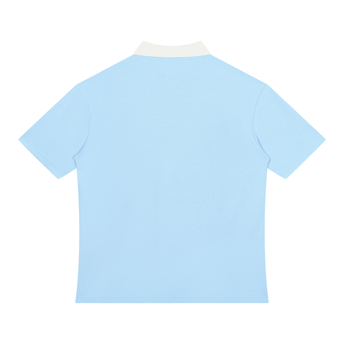 Collective Sunderland Unisex Color Blue Block Quarter-Zip Polo Shirt