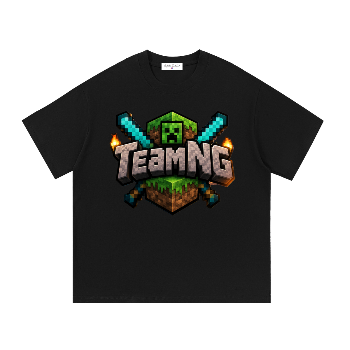 TeamNG Block Craft Essential Cotton T-Shirt