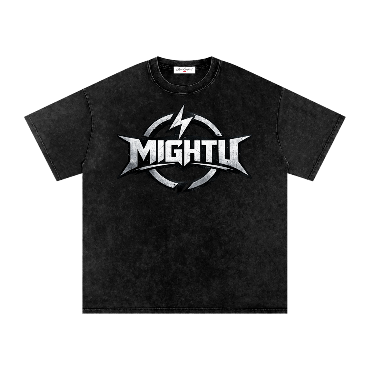 Mightu Snow Washed Oversized Cotton T-Shirt
