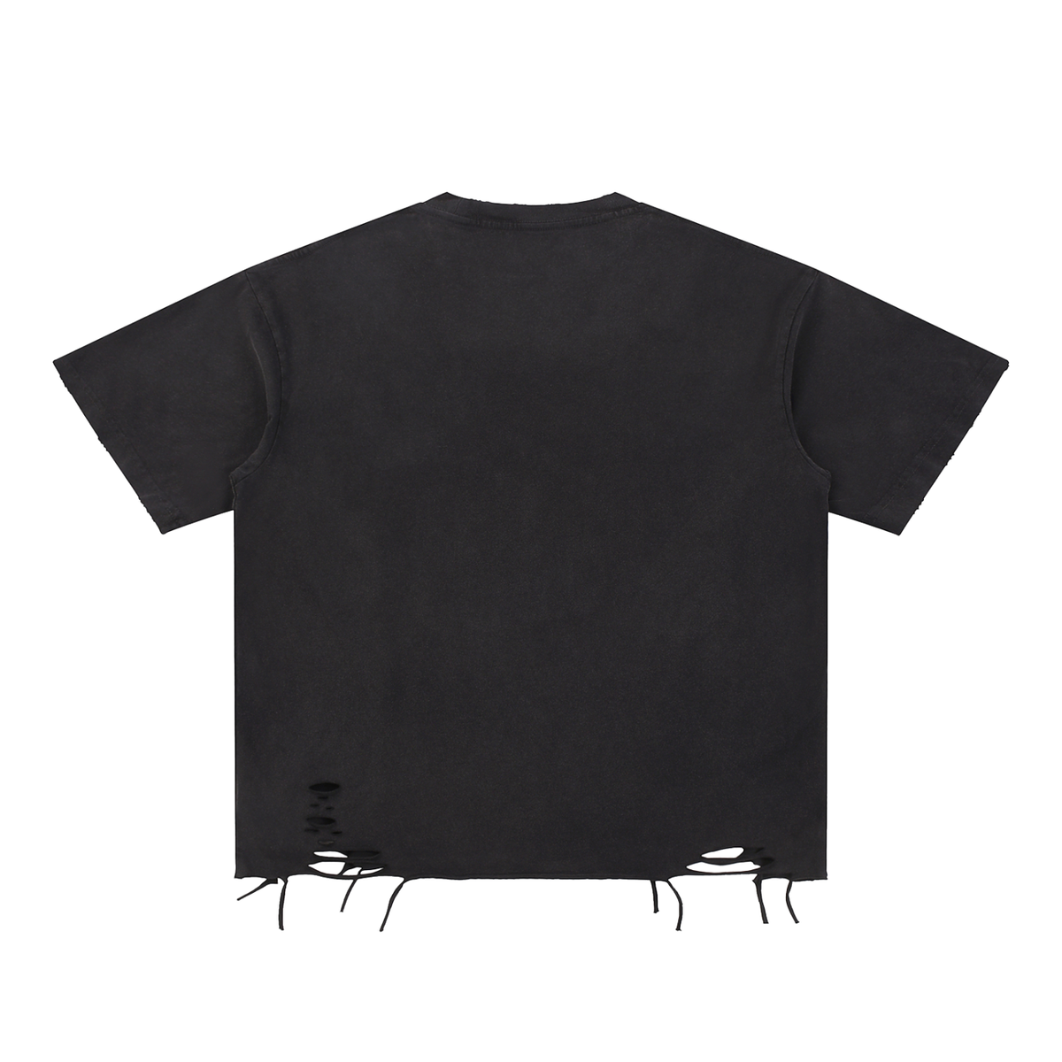 TeamNG Gothic Snow Washed Raw-Hem T-Shirt
