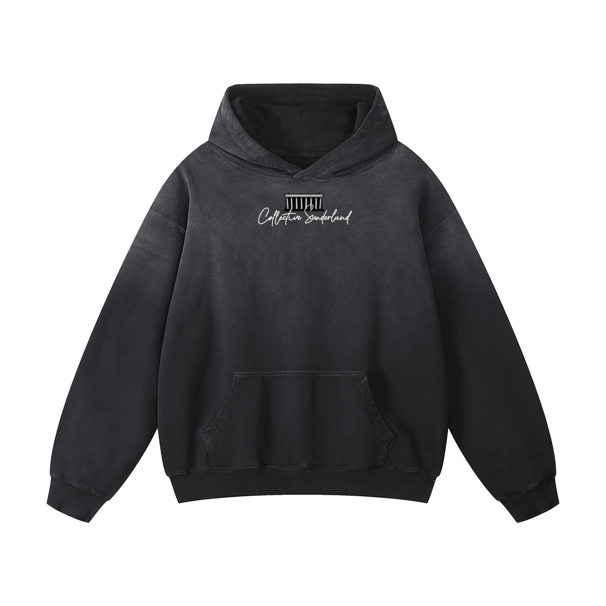 Collective Sunderland Monument Heavyweight Sunfade Oversized Hoodie