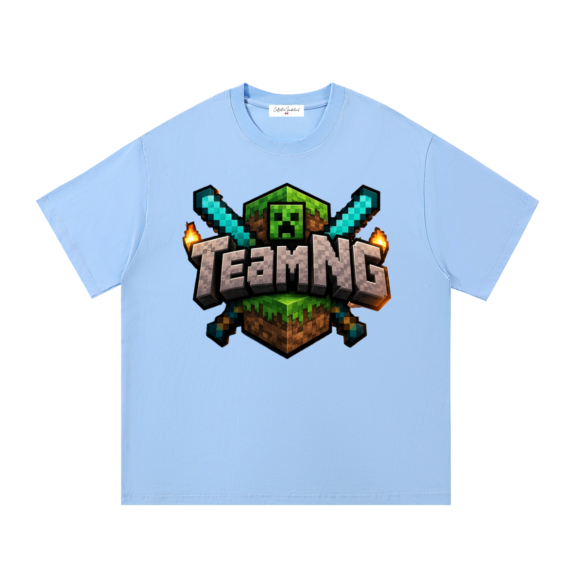 TeamNG Block Craft Essential Cotton T-Shirt