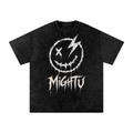 Mightu Snow Washed Oversized Cotton T-Shirt