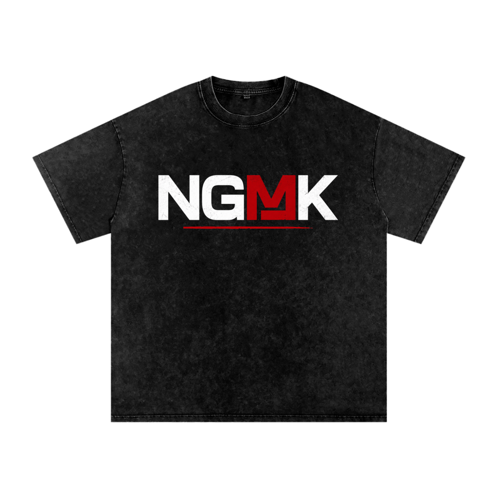 NGMK Snow Washed Oversized Cotton T-Shirt