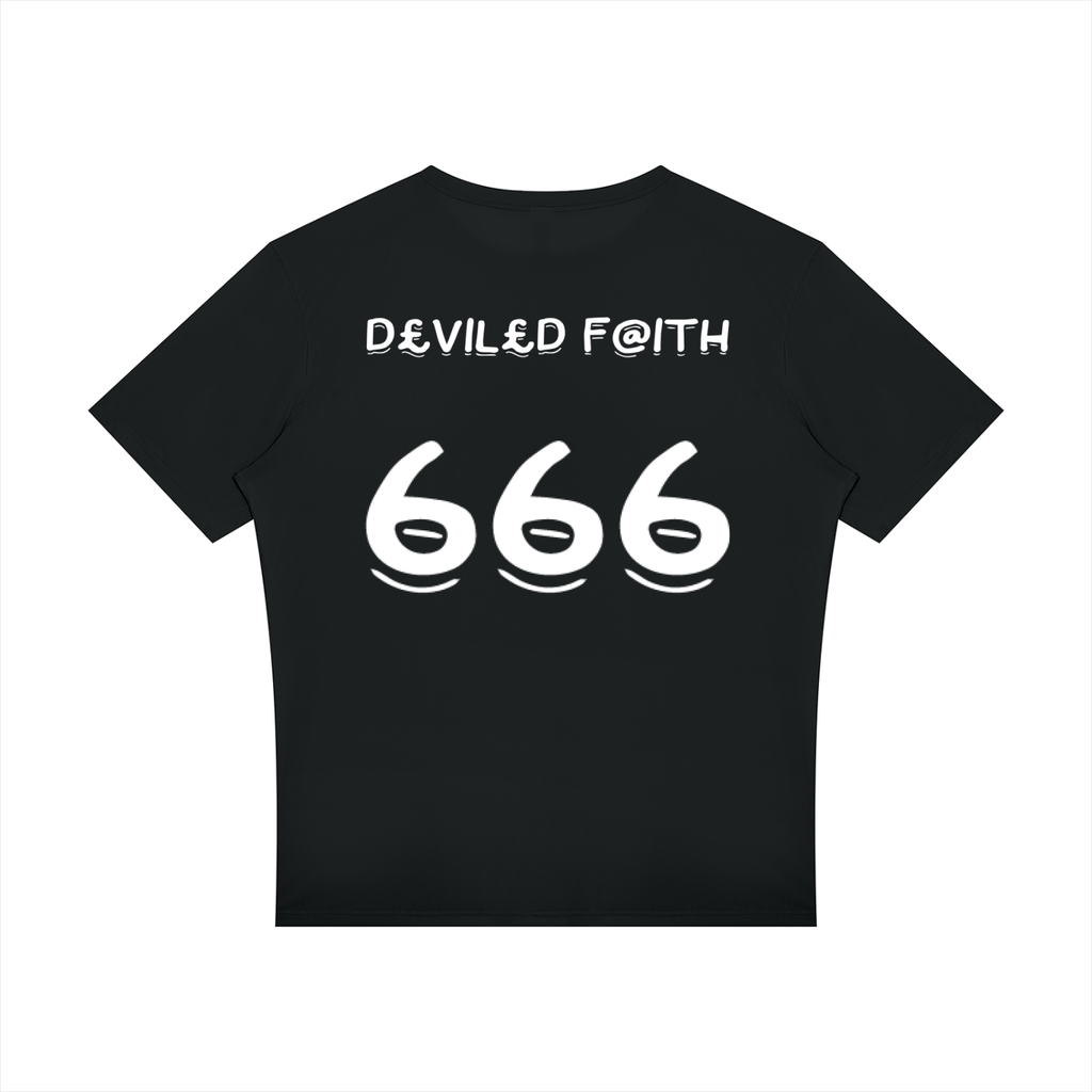 EastWing FC D£vil£d F@ith Men's Raglan Reflective T-Shirt