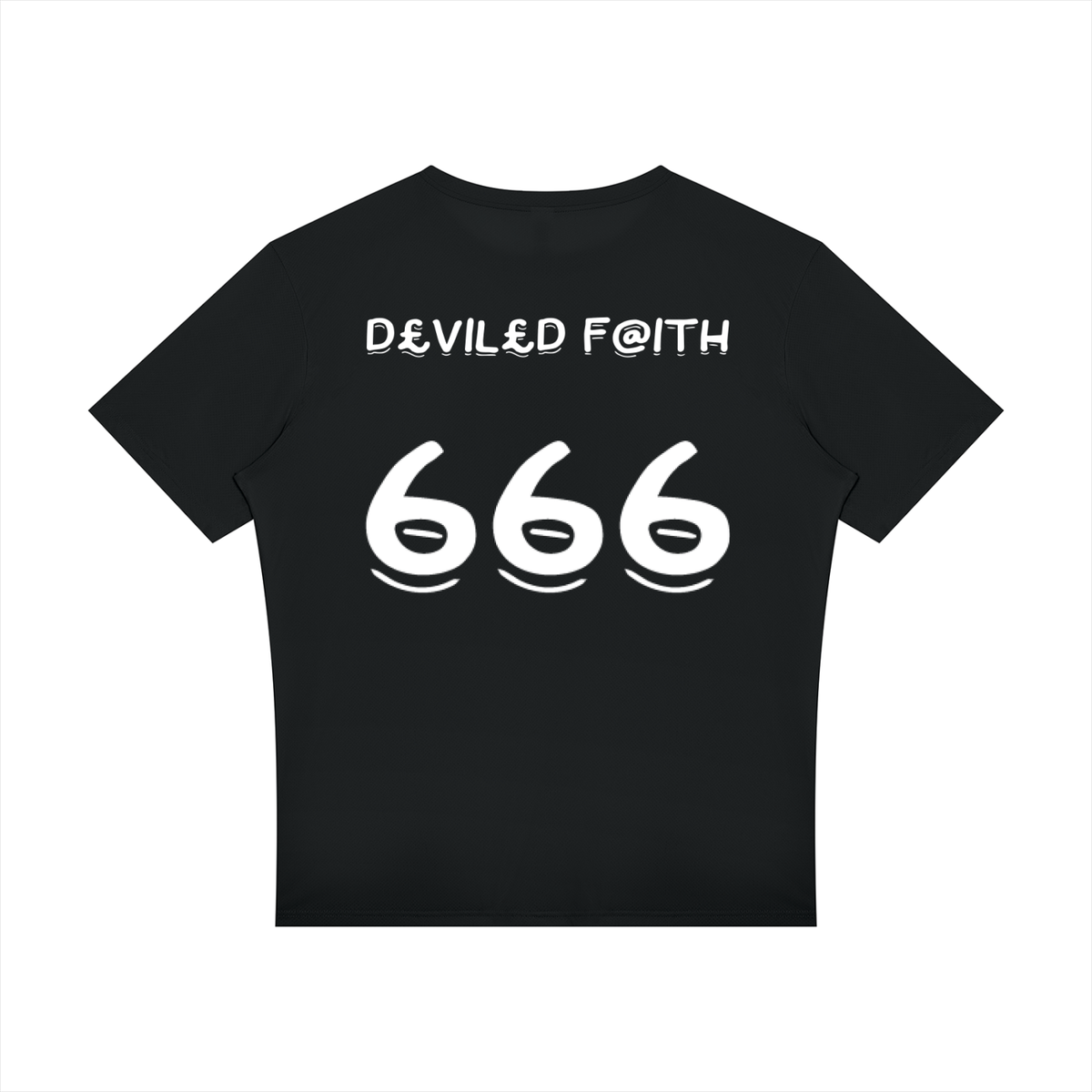 EastWing FC D£vil£d F@ith Men's Raglan Reflective T-Shirt