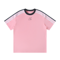 Pink Collective Sunderland Unisex Colorblock Striped T-Shirt