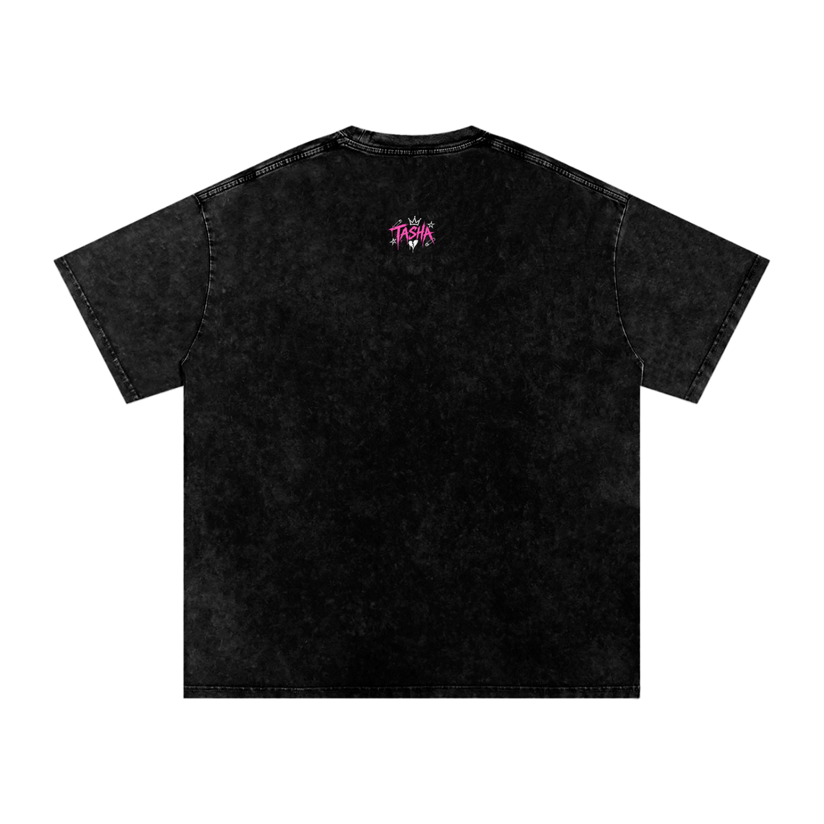 Tasha Snow Washed Oversized Cotton T-Shirt