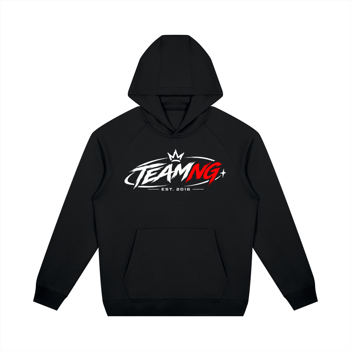 TeamNG EST. Unisex Oversized Raglan Pullover Hoodie